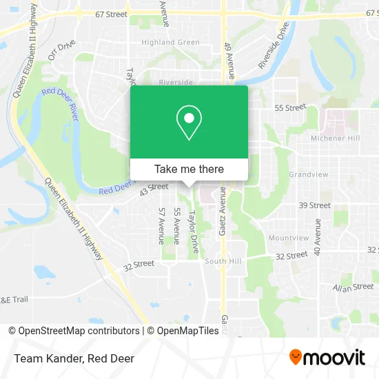 Team Kander map