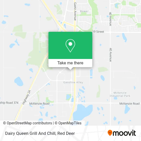 Dairy Queen Grill And Chill map