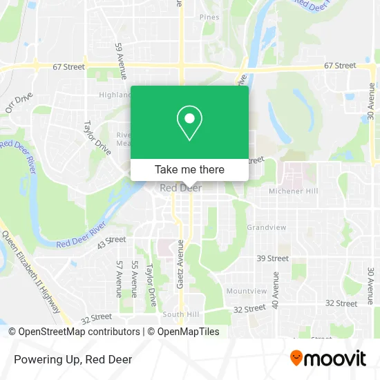 Powering Up map