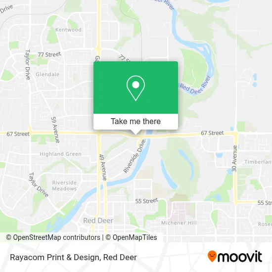 Rayacom Print & Design map