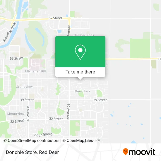 Donchie Store map