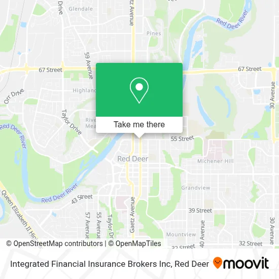 Integrated Financial Insurance Brokers Inc map
