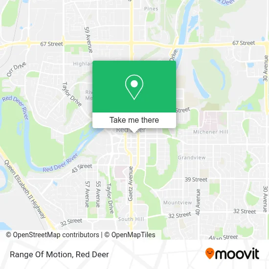 Range Of Motion map