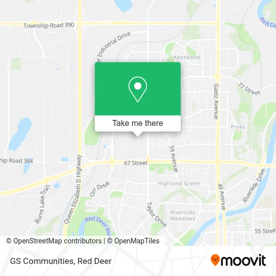 GS Communities map