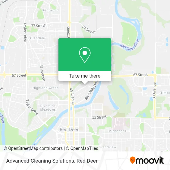 Advanced Cleaning Solutions map