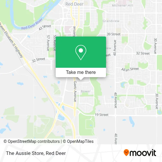 The Aussie Store map