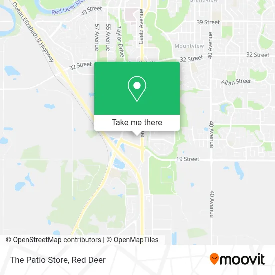 The Patio Store map