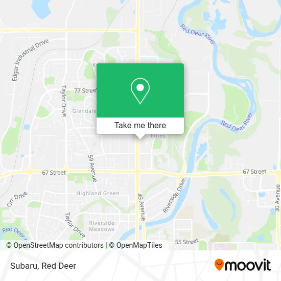 Subaru map