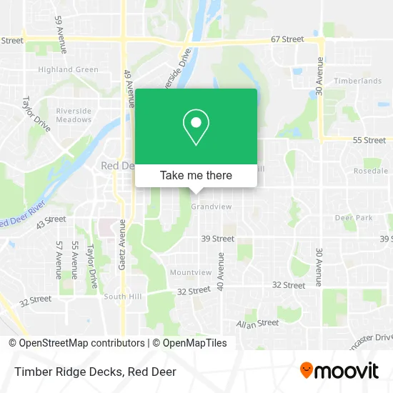 Timber Ridge Decks map