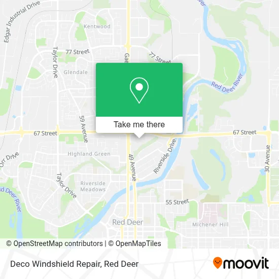 Deco Windshield Repair map