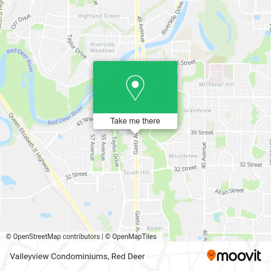 Valleyview Condominiums map