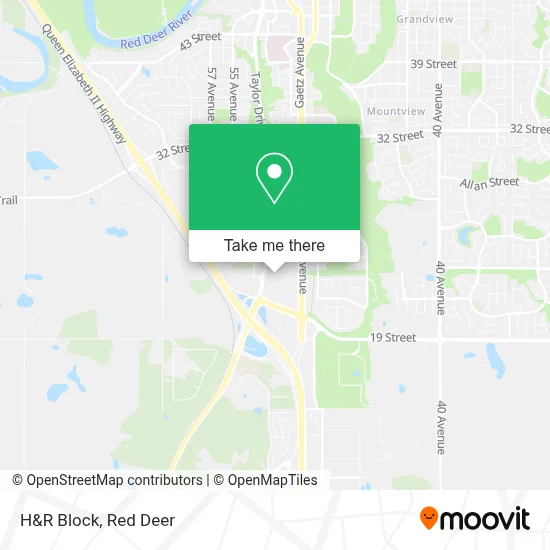 H&R Block map