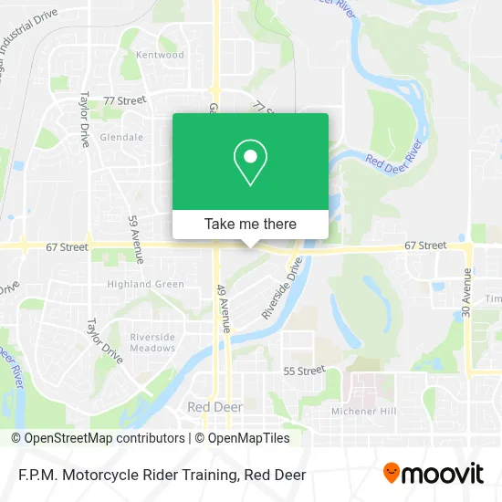 F.P.M. Motorcycle Rider Training map