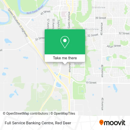 Full Service Banking Centre map