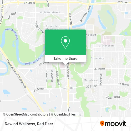 Rewind Wellness map