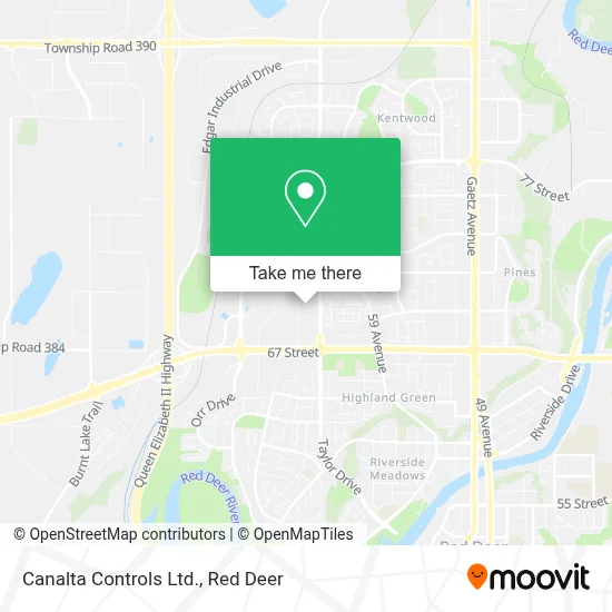 Canalta Controls Ltd. map