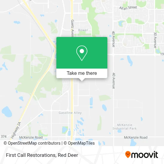 First Call Restorations map