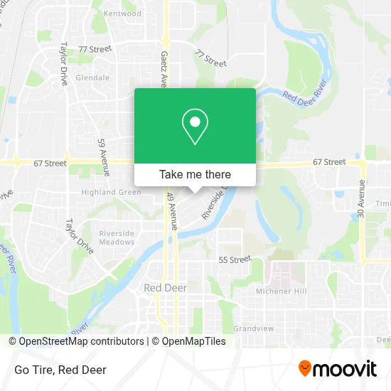 Go Tire map