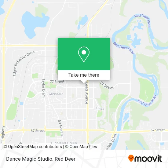 Dance Magic Studio map