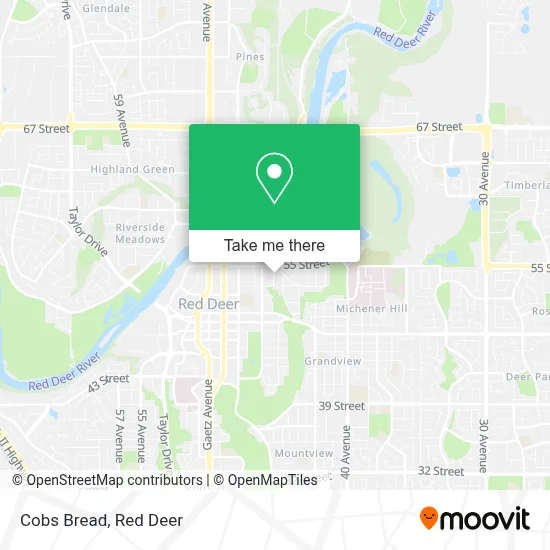 Cobs Bread map