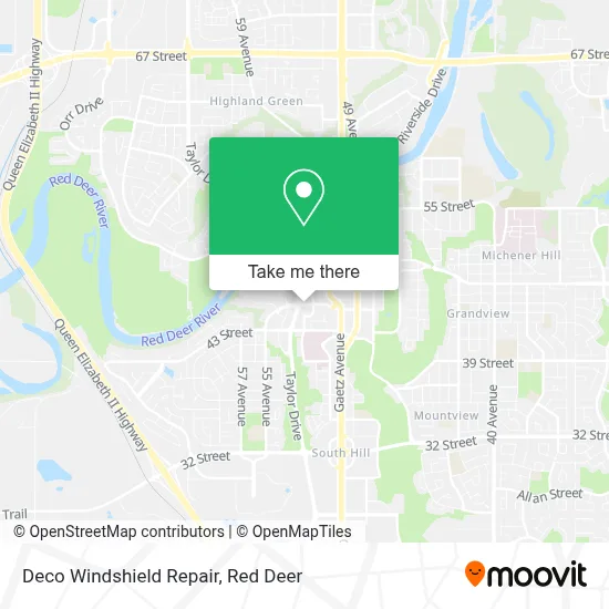 Deco Windshield Repair map