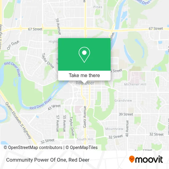 Community Power Of One map