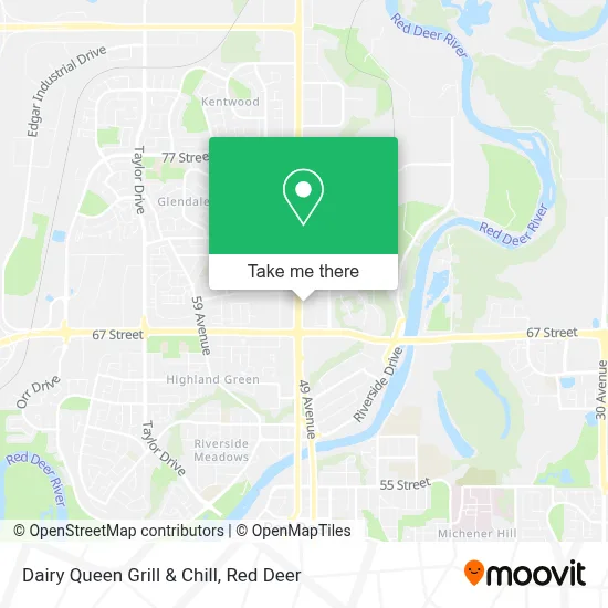Dairy Queen Grill & Chill map