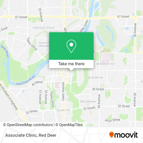 Associate Clinic map