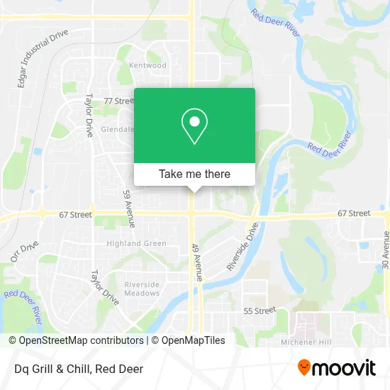 Dq Grill & Chill map