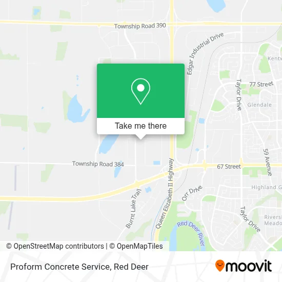 Proform Concrete Service map