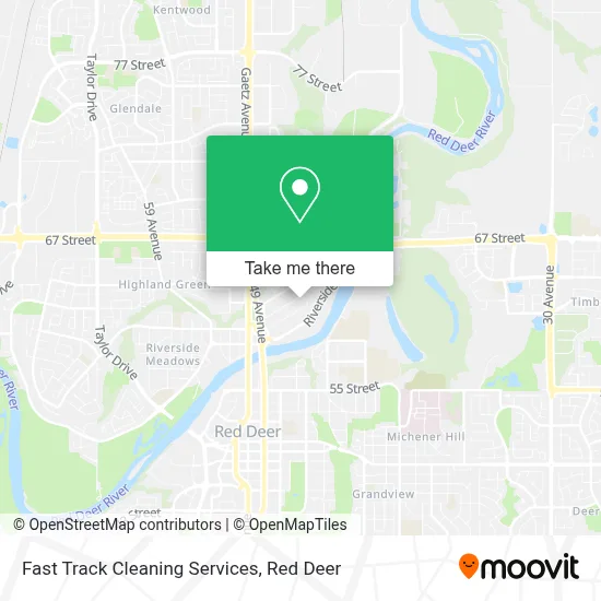Fast Track Cleaning Services map