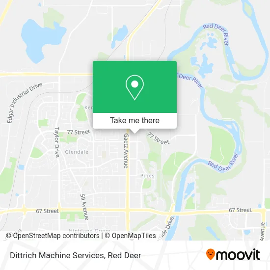Dittrich Machine Services map