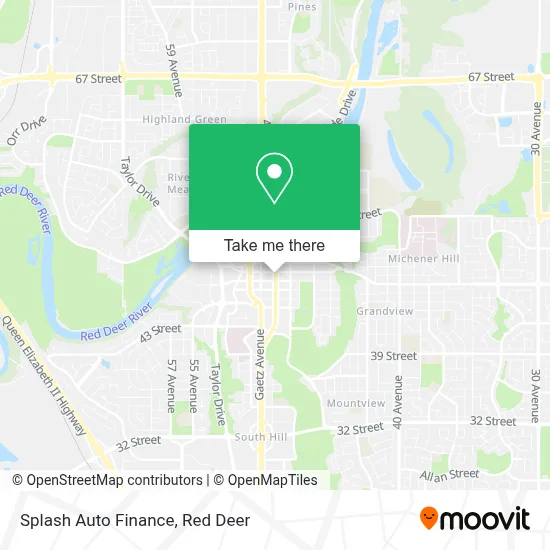 Splash Auto Finance map