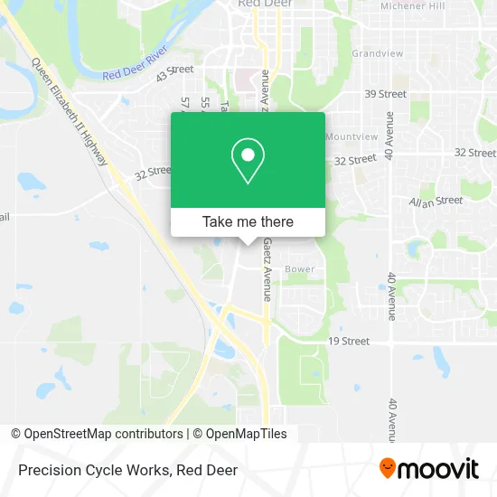 Precision Cycle Works map