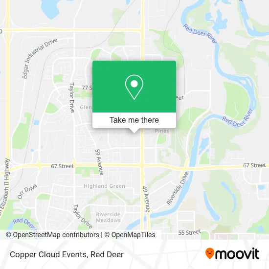 Copper Cloud Events map