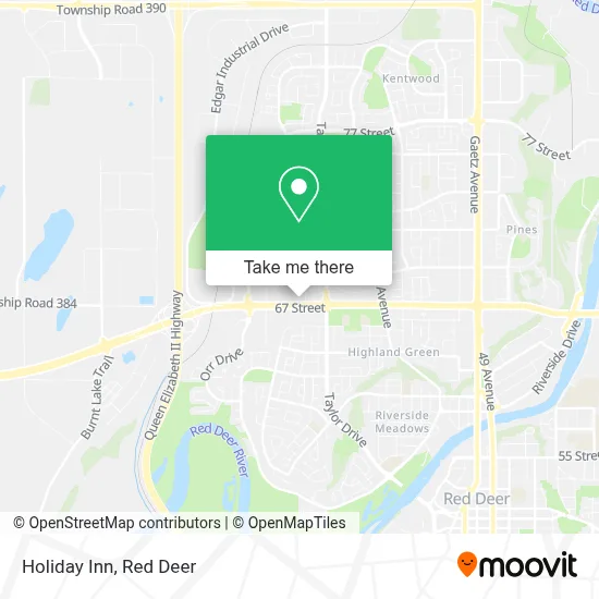 Holiday Inn map