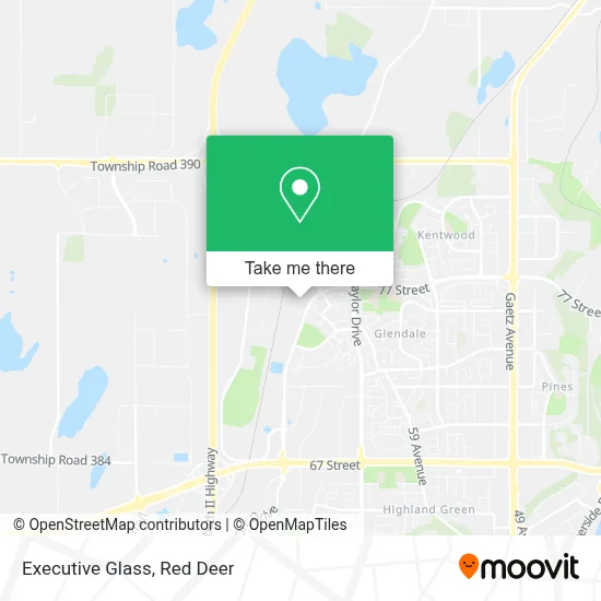 Executive Glass map