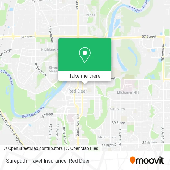 Surepath Travel Insurance map