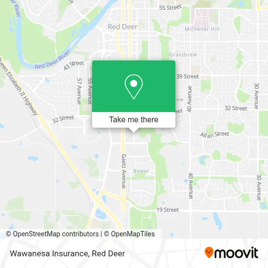Wawanesa Insurance map
