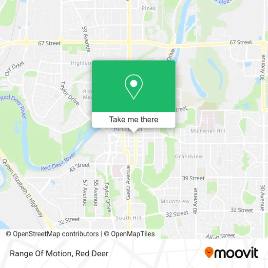 Range Of Motion map