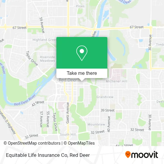 Equitable Life Insurance Co map
