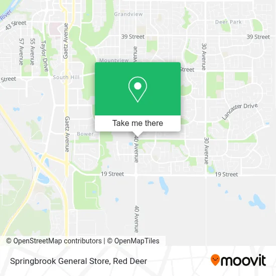 Springbrook General Store map