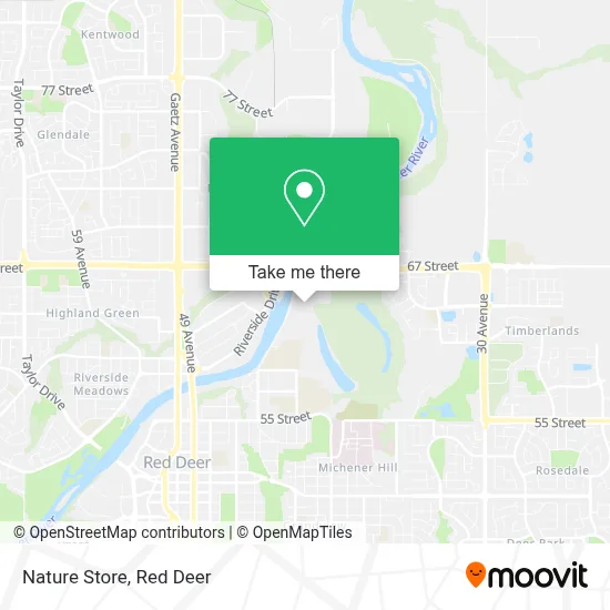 Nature Store map
