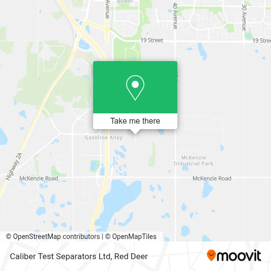 Caliber Test Separators Ltd map
