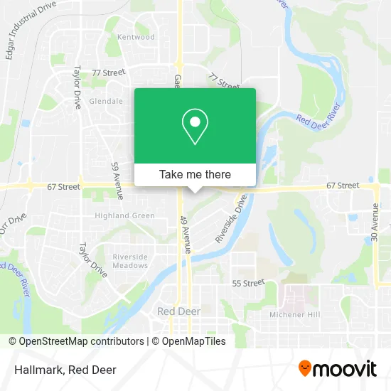 Hallmark map