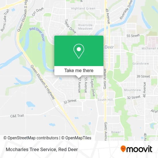 Mccharles Tree Service map
