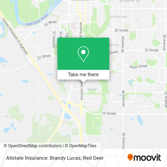 Allstate Insurance: Brandy Lucas map
