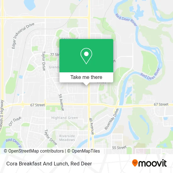 Cora Breakfast And Lunch map