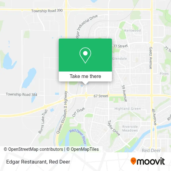 Edgar Restaurant map