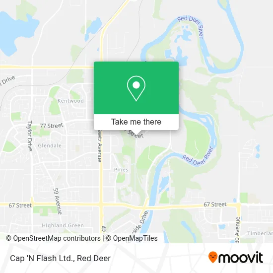 Cap 'N Flash Ltd. map